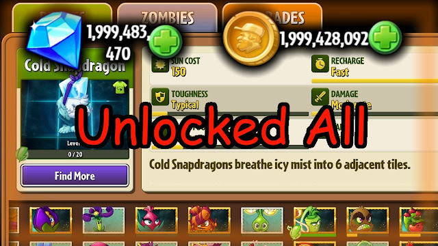 Download Plants Vs Zombie 2 Mod Apk Terbaru No Delay Terbaru Cheats plants vs zombie 2 mod no delay ini tanpa root dapat kalian mainkan di Android, silahkan download mod plants vs zombie tersebut Unlimited Sun + Unlock all.