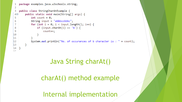Java String charAt() Method examples (Find Char At a Given Index ...