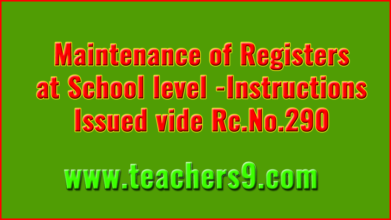 registers for schools