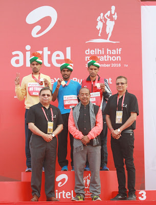 Airtel Delhi Half Marathon 2016 : Eliud Kipchoge & Worknesh Degefa take International honours Airtel Delhi Half Marathon 2016 : Eliud Kipchoge & Worknesh Degefa take International honours