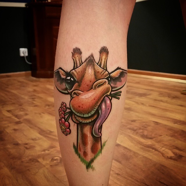 Tatuagens de girafas Tatuagens de girafas