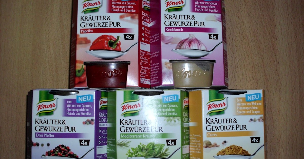 Absolut ehrlich!***** Knorr Kräuter & Gewürze pur
