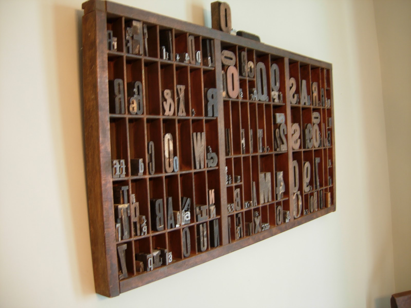 Annie Mason: Printers' Drawer Decor