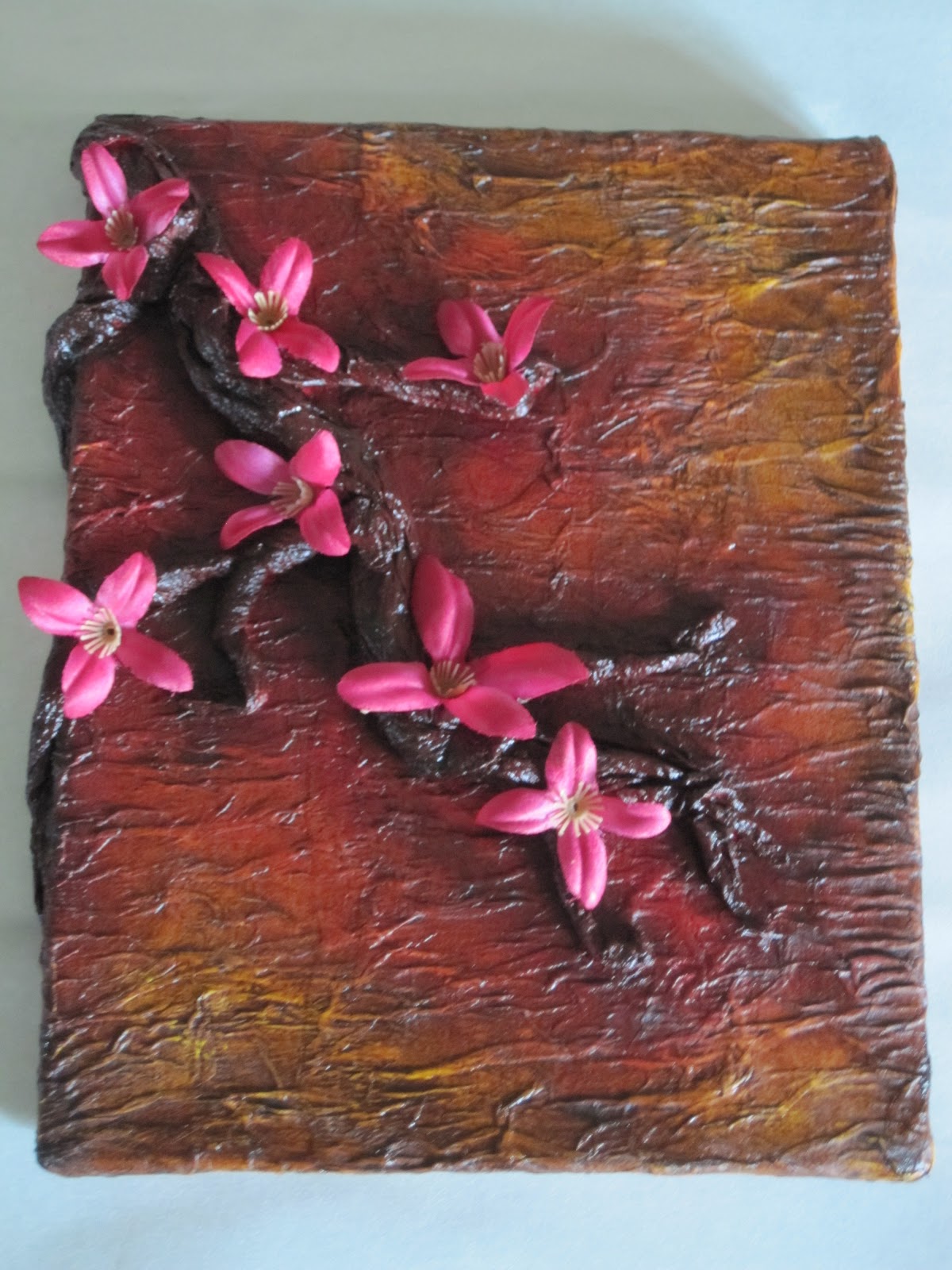 Make Believe is Much too Fun Antiqued Cherry Blossom Branches