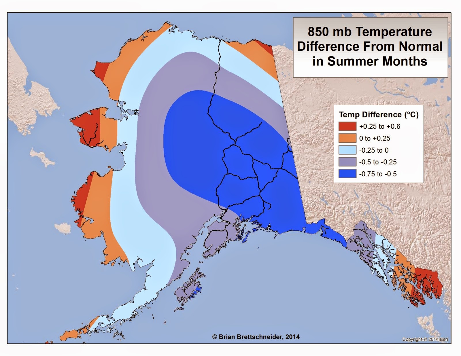 Deep Cold Alaska Weather & Climate Upper Air This Summer Part I