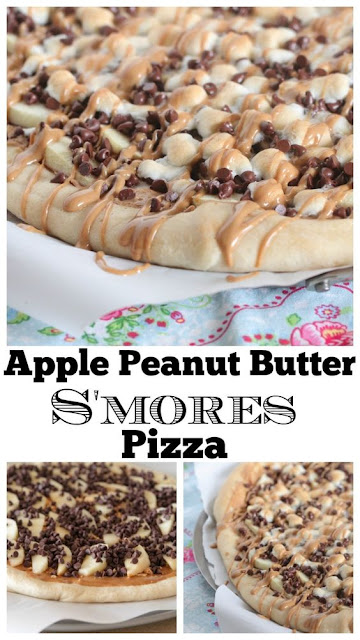 Apple Peanut Butter S’mores Pizza Apple Peanut Butter S’mores Pizza
