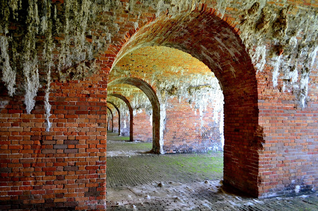 Fort Morgan- another view of the arches