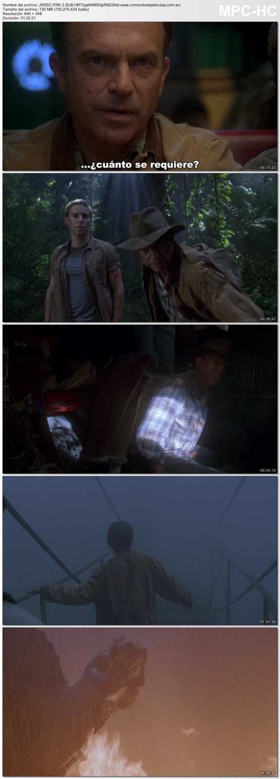 Capturas de la película.