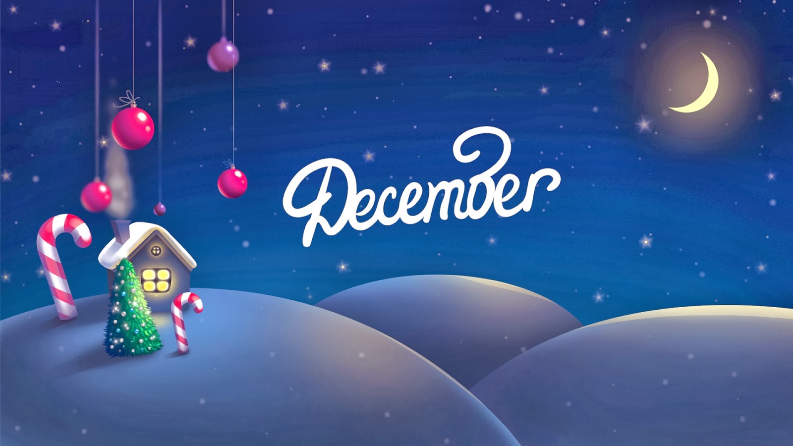 Diciembre el mes de la alegría y amistad - Fondos de Pantalla HD