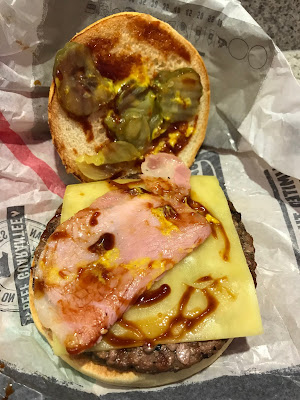 Melbourne Airport, Hungry Jacks, Angus bacon cheese burger