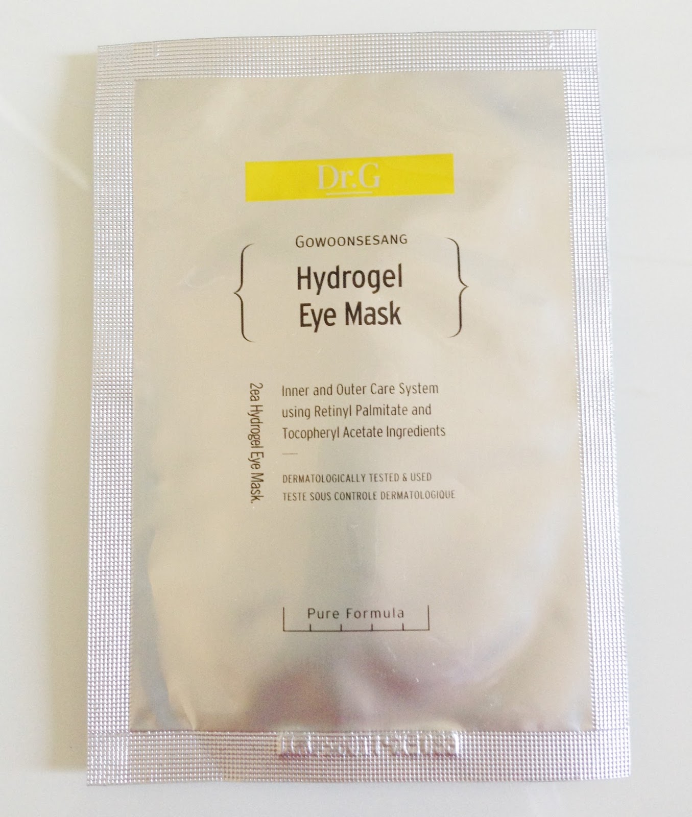 Hello Pretty Girl Dr. G Hydrogel Eye Mask Review