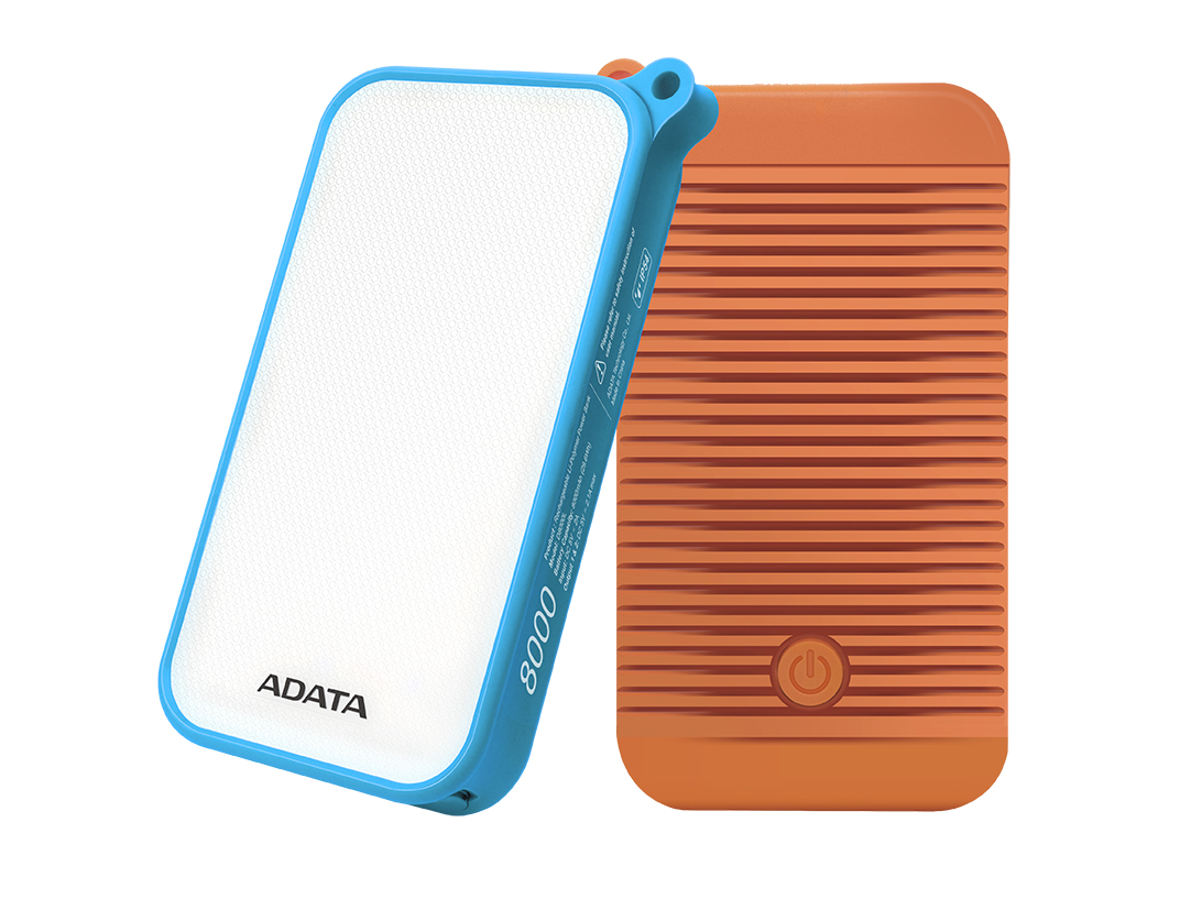 ADATA D8000L Power Bank and LED Light Source