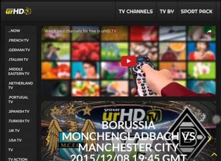 Your HD TV Sito streaming in HD di film, canali TV, TV satellitare, calcio e Sport