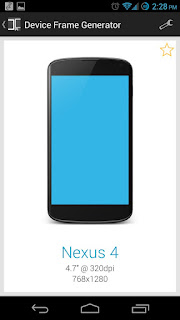 android device frame generator