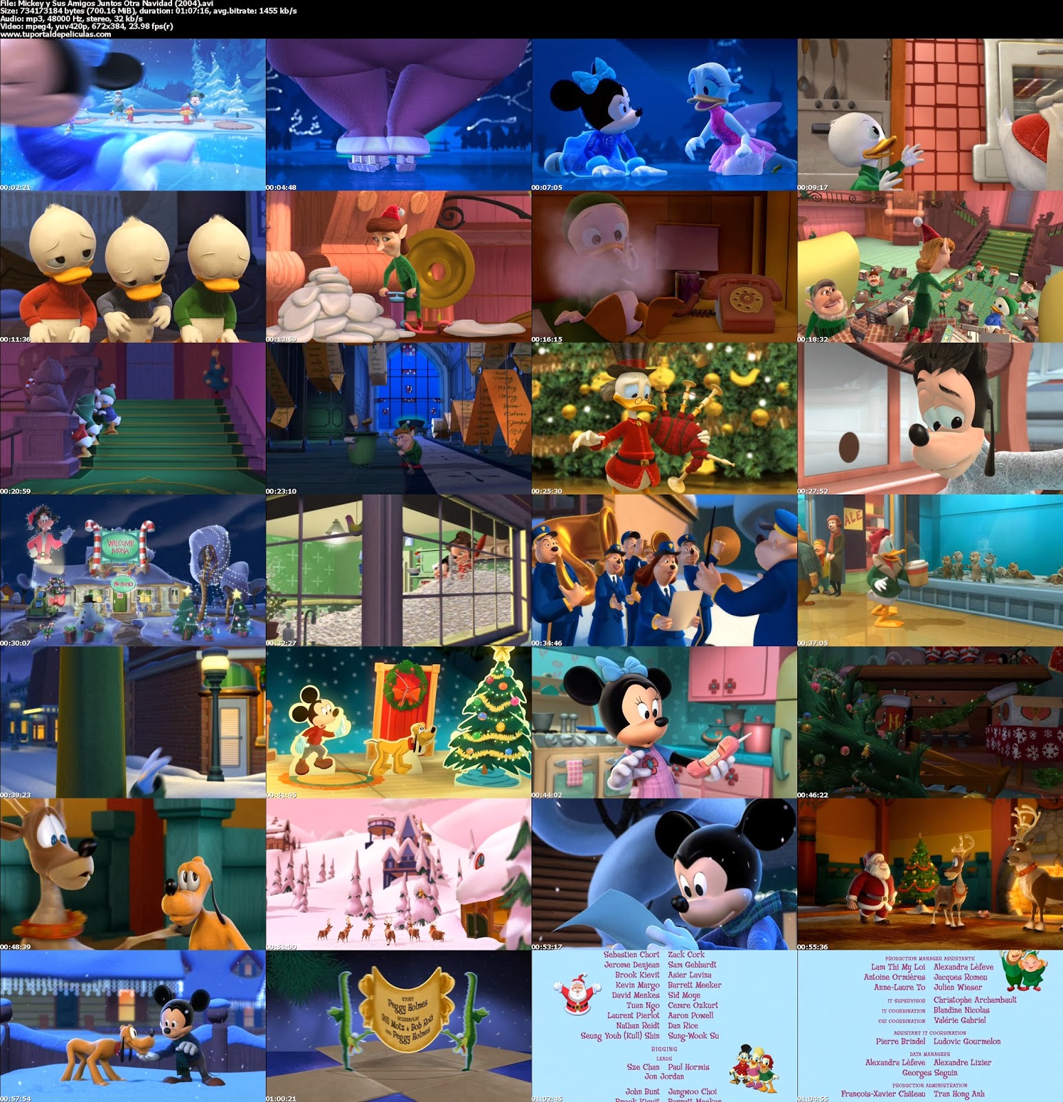 Mickey y Sus Amigos Juntos Otra Navidad (2004) Identi