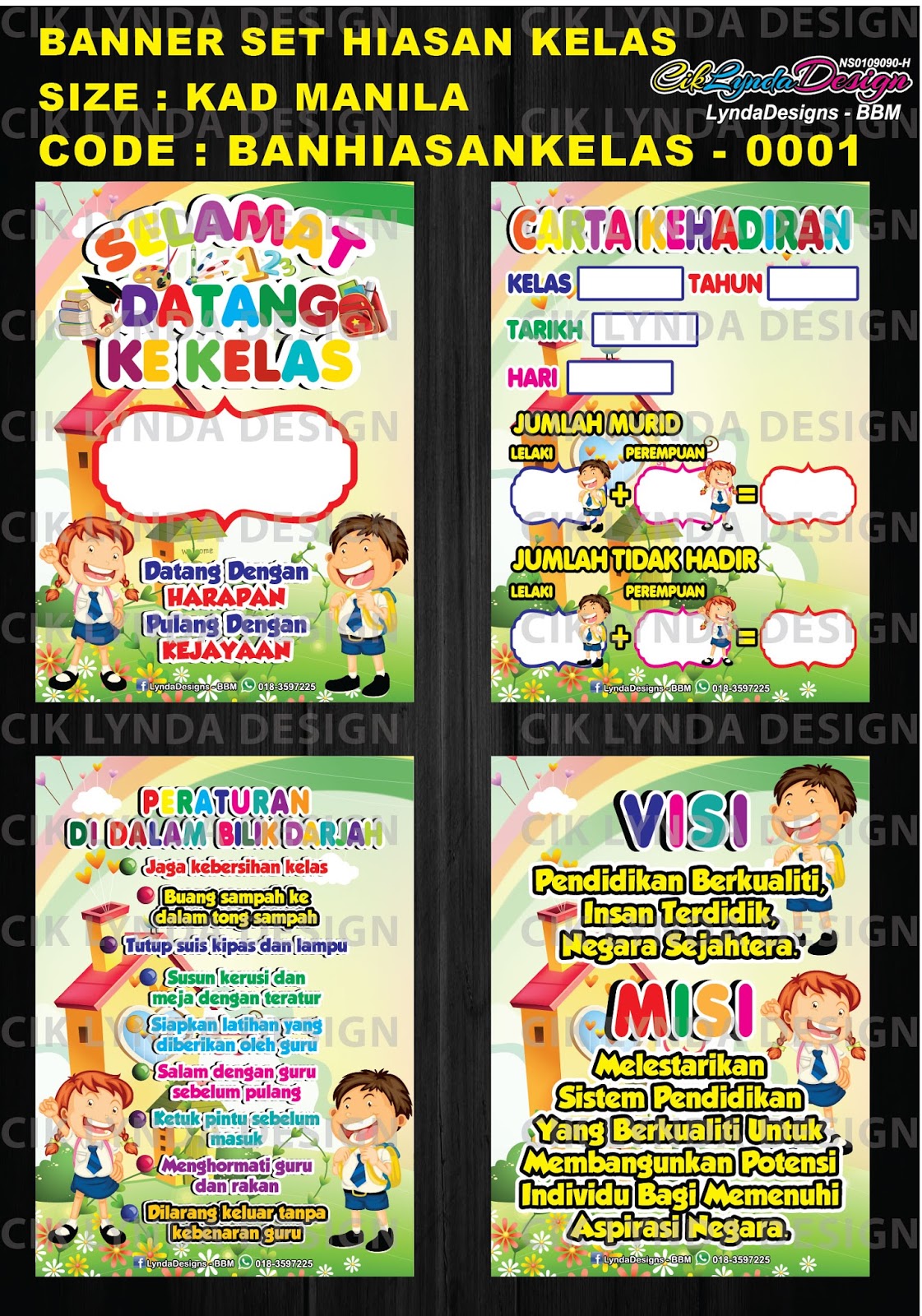 Desain Banner Sekolah