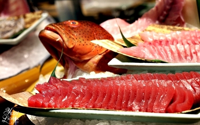 White Fish and Tuna Sashimi at Nobu Hotel Brunch Buffet City of Dreams Manila