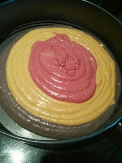 colourful cake mix