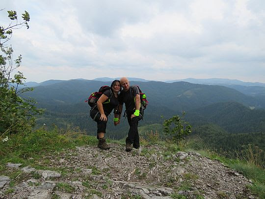 Havrania skala (1156 m n.p.m.). Havrania skala (1156 m n.p.m.).