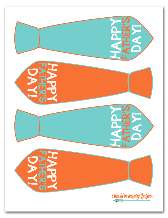 Free Printable Father's Day Gift Tags i should be mopping the floor