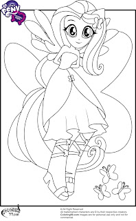 mlp fluttershy equestria girls coloring pages