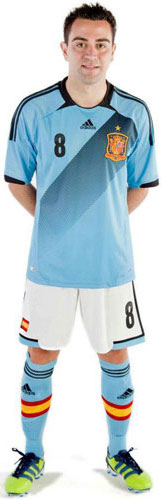 equipación azul selección española Eurocopa 2012