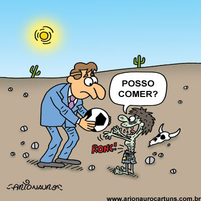 ARIONAURO CARTUNS - Blog do Cartunista Arionauro: Charge Fome