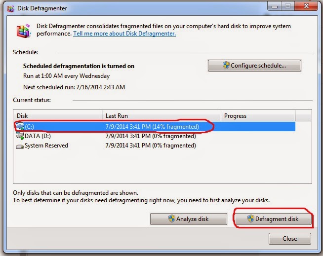 Disks need. Disks need