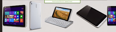 Acer Iconia W3-810 tablet windows 8 ve windows 8.1 driverı.