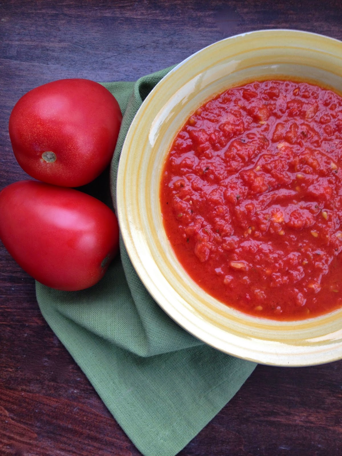 Simple Homemade Tomato Sauce