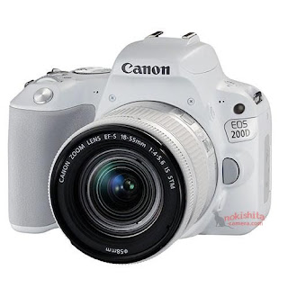 Canon EOS 200D белого цвета
