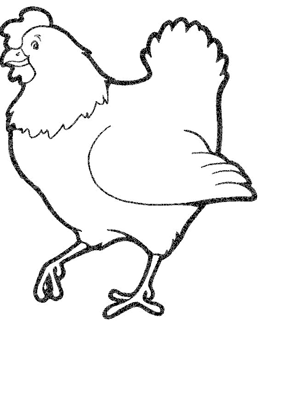 Hens) Chickens Coloring Pages Ideas title=
