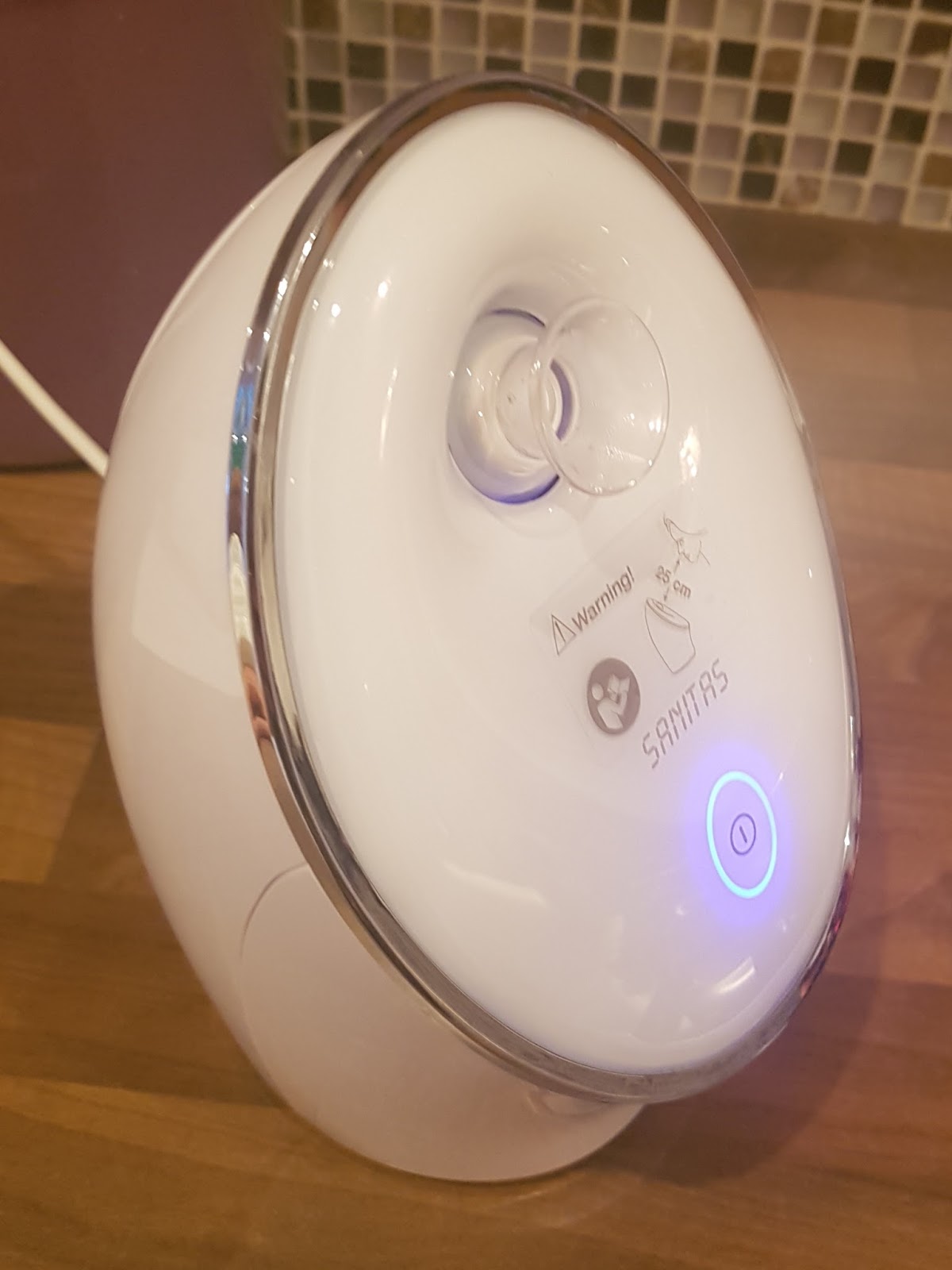 SKINCARE GADGETS FROM LIDL UK SANITAS IONIC FACIAL SAUNA AND SILVER