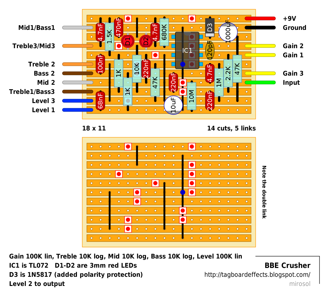 StompBoXed The Guitar Pedal Builders Repository BBE Crusher Vero
