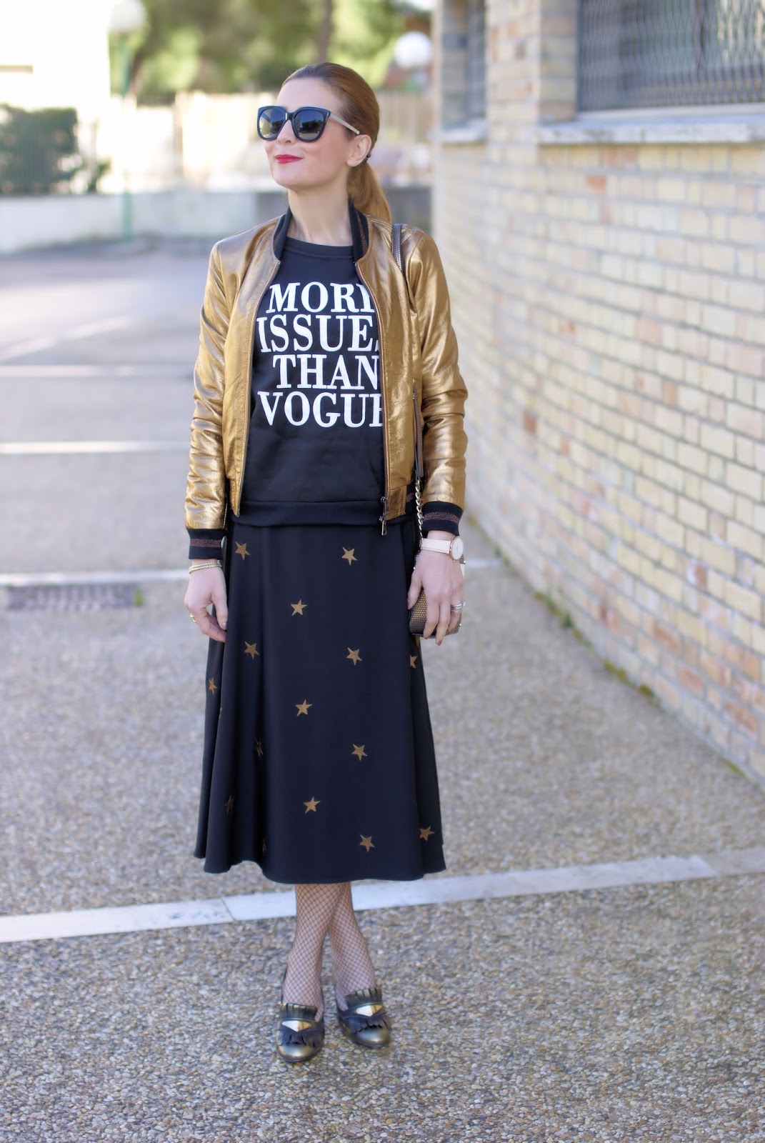 More issues than Vogue fashion outfit on Fashion and Cookies fashion blog, fashion blogger styl