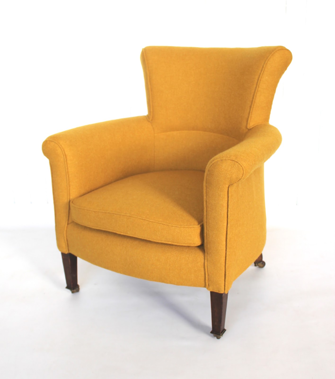 Mick Sheridan Upholstery Edwardian tub chair in Bute tweed