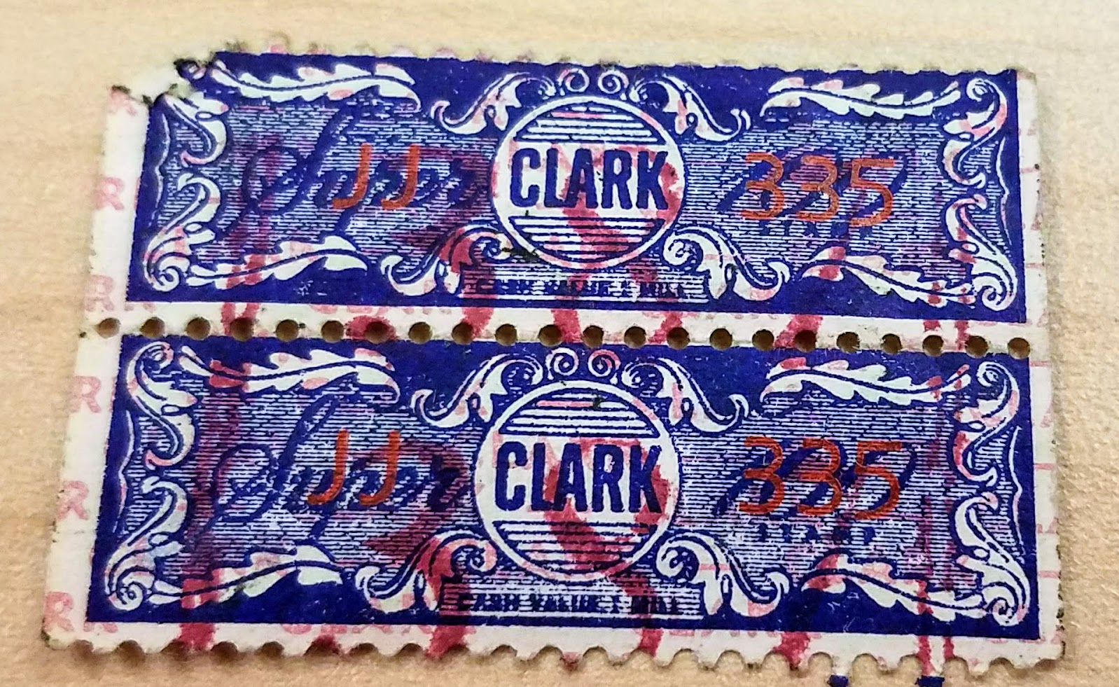 History and Culture by Bicycle Private Collection Clark Super 100 Stamps