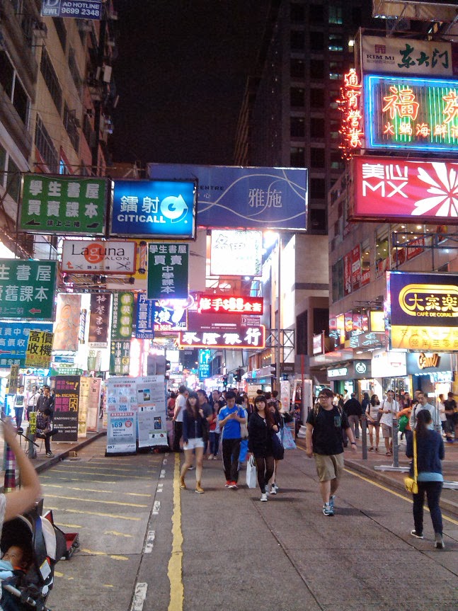 Chinese economy seen downtown Hong Kong