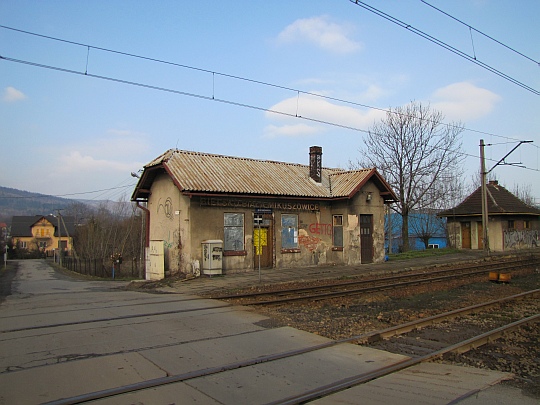 Stacja kolejowa „Bielsko-Biała Mikuszowice”.