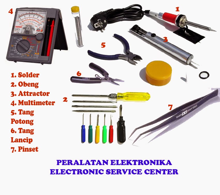 Peralatan teknisi service elektronika