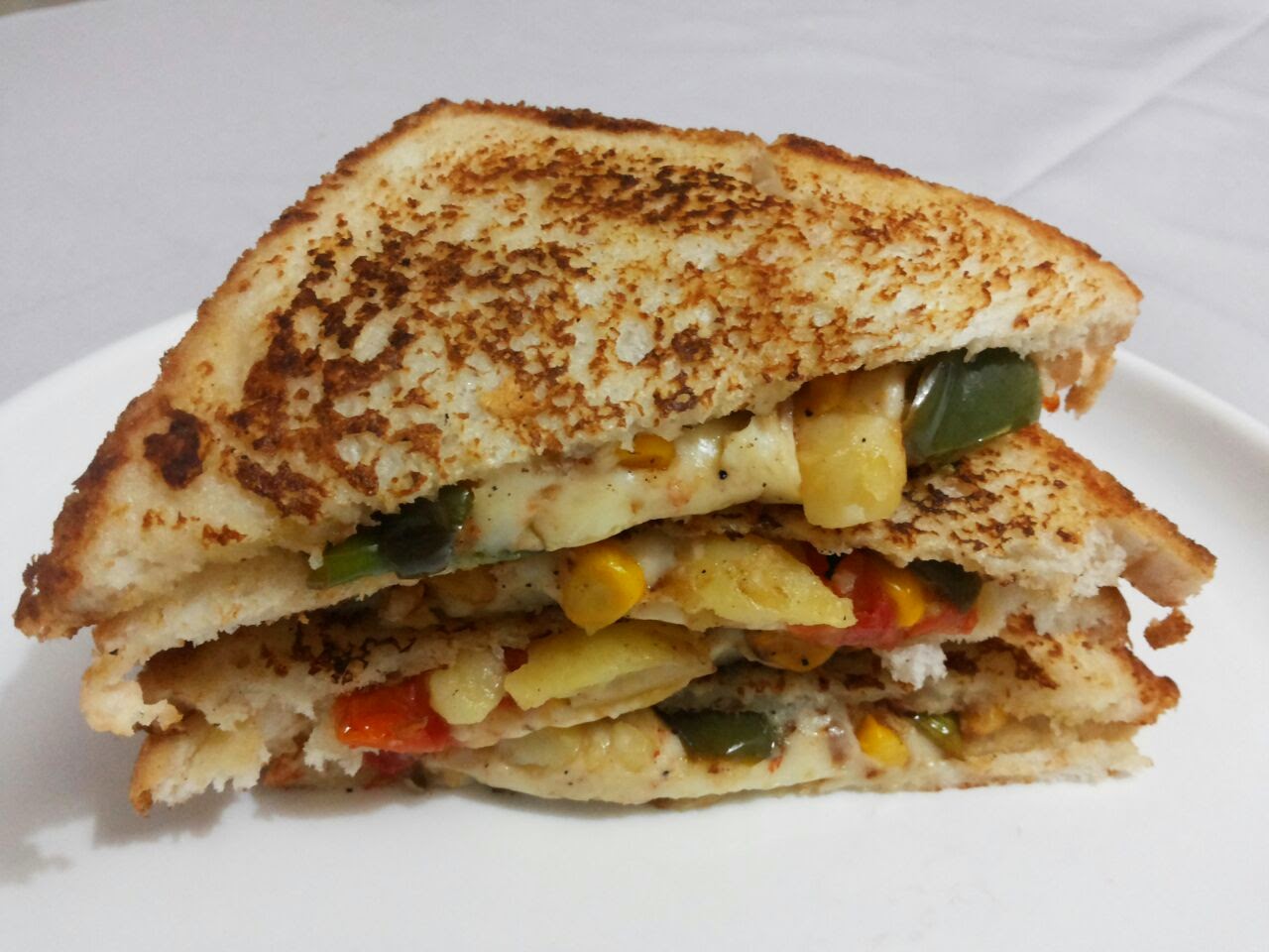 Veggie bus on simple route: Mexican Stuffed French Toast sandwiches ...