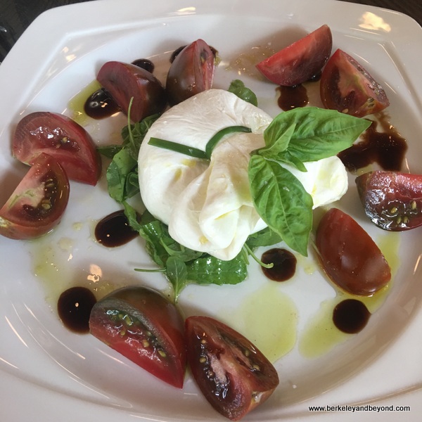 truffle burrata salad at Dough Pizzeria Napoletana at Hemisfair in San Antonio, Texas truffle burrata salad at Dough Pizzeria Napoletana at Hemisfair in San Antonio, Texas