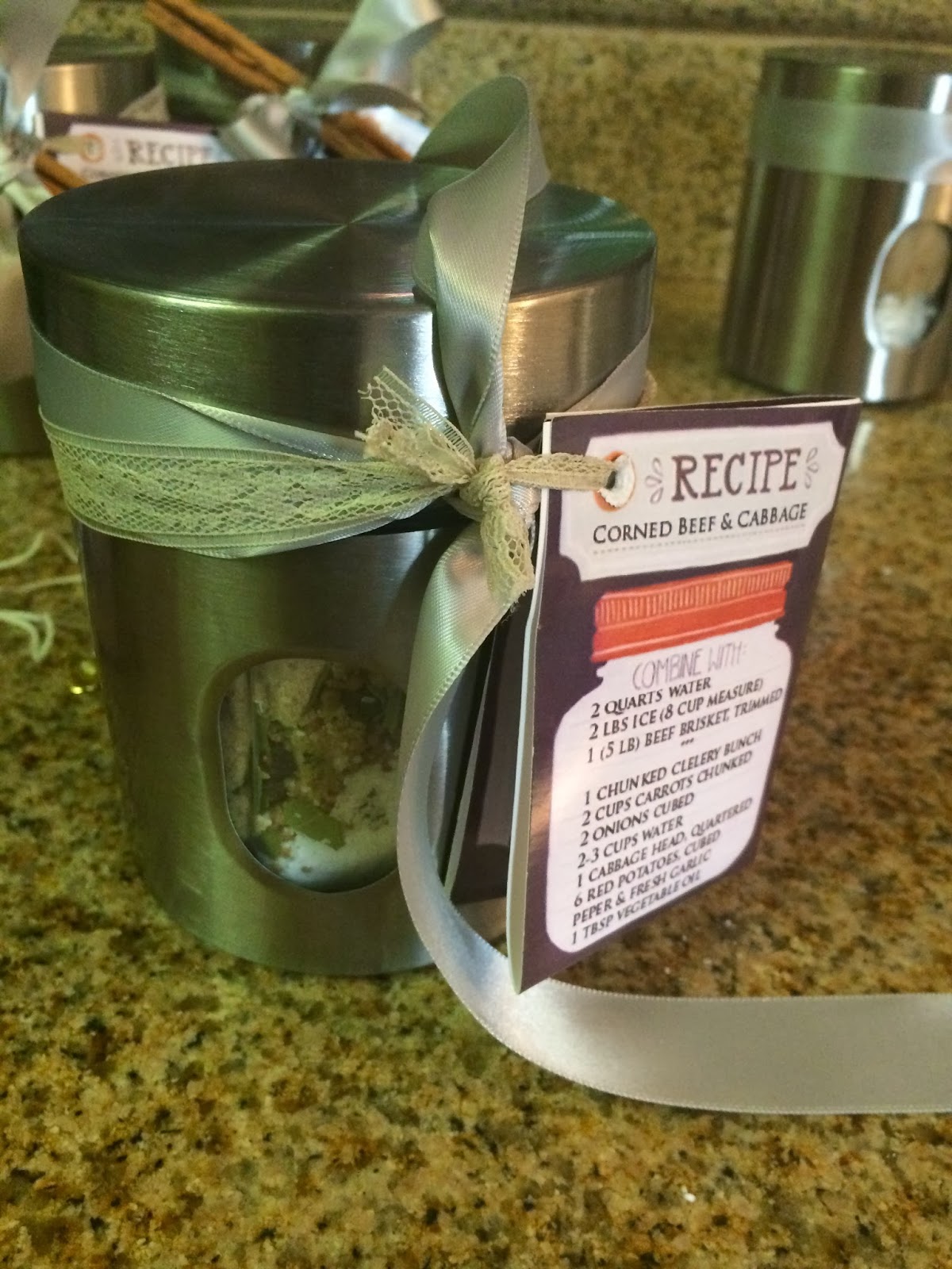 BIGGER eyes media. Home Made Corned Beef Brining Kit DIY Gift Idea.