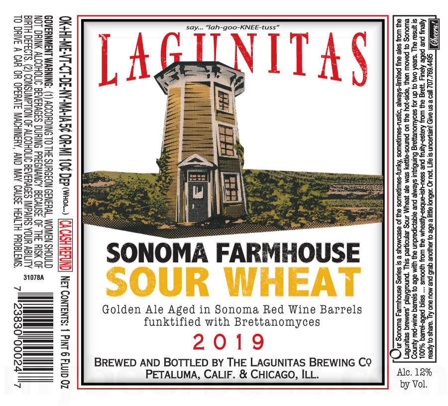 Lagunitas Adding Sonoma Farmhouse Sour Wheat
