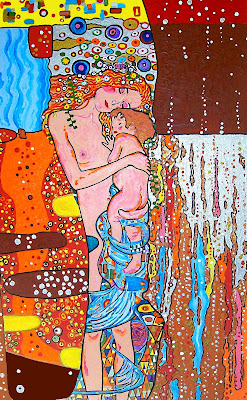 Versió de 'Les tres edats de la dona', de Gustav Klimt, per a Vanessa