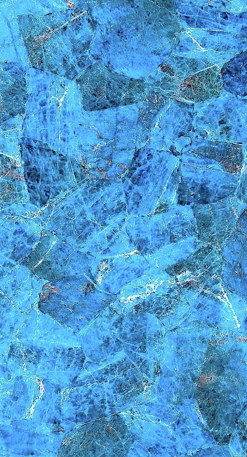 Apatite sliced and polished blue Apatite photograph