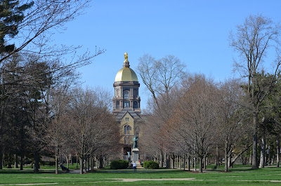 Notre Dame's Golden Dome Photo by Trisha Field