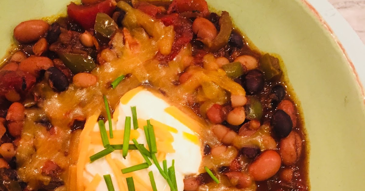 The Wooden Spoon Diaries Three Bean Chocolate Chili