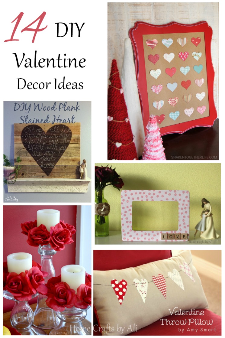 14 DIY Valentine Decor Ideas - Home Crafts by Ali
