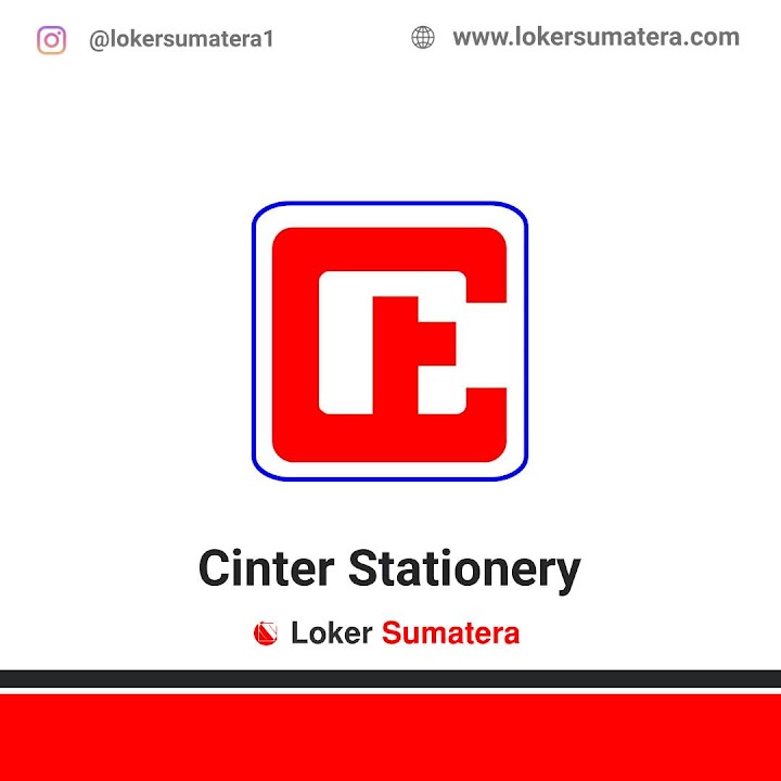 Loker Pekanbaru | Lowongan Kerja Pekanbaru, Cinter Stationery sebagai Sales, Operator Penjualan, Admin Gudang, Collector... Deadline 19 Mei 2022 Loker Pekanbaru | Lowongan Kerja Pekanbaru, Cinter Stationery sebagai Sales, Operator Penjualan, Admin Gudang, Collector... Deadline 19 Mei 2022